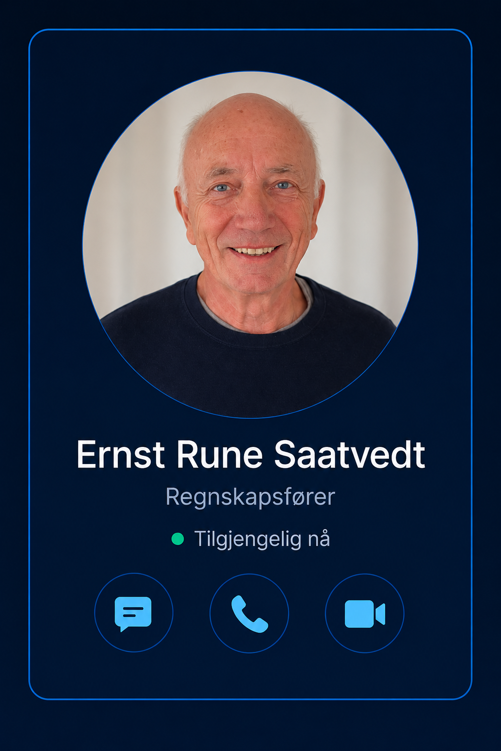 Portrett av rådgiveren bak SkyAdmin